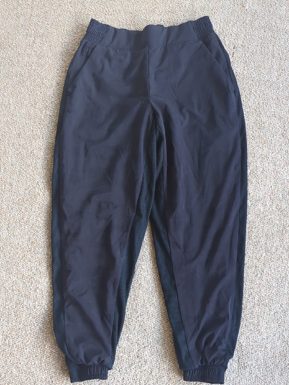 Athleta Joggers Brooklyn Lined Black Camo #985549